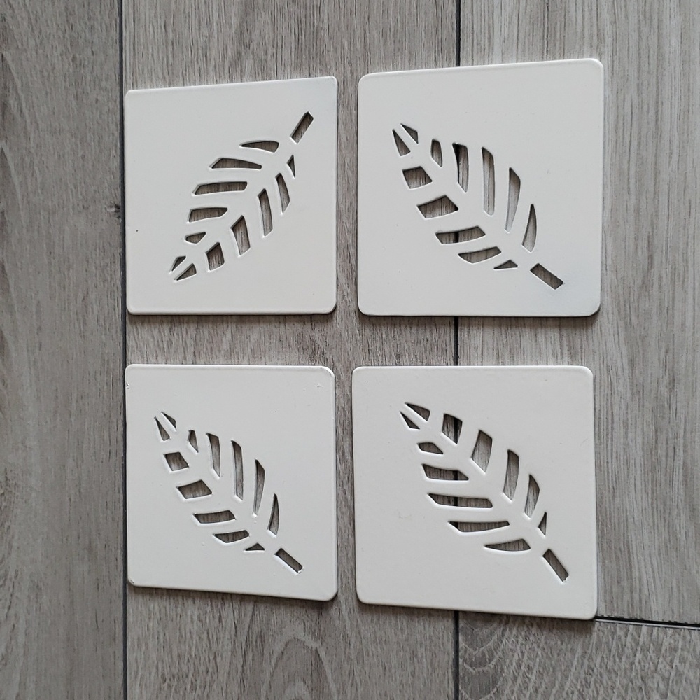 3/$15 Set of 4 metal coasters from IKEA
